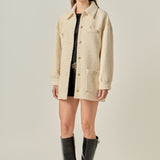 Tweed Shirt Jacket
