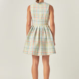 Plaid Boucle Mini Dress