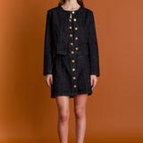 Vivienne Cropped Denim Jacket