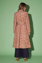 Load image into Gallery viewer, Premium Wool Brocade Swing Coat
