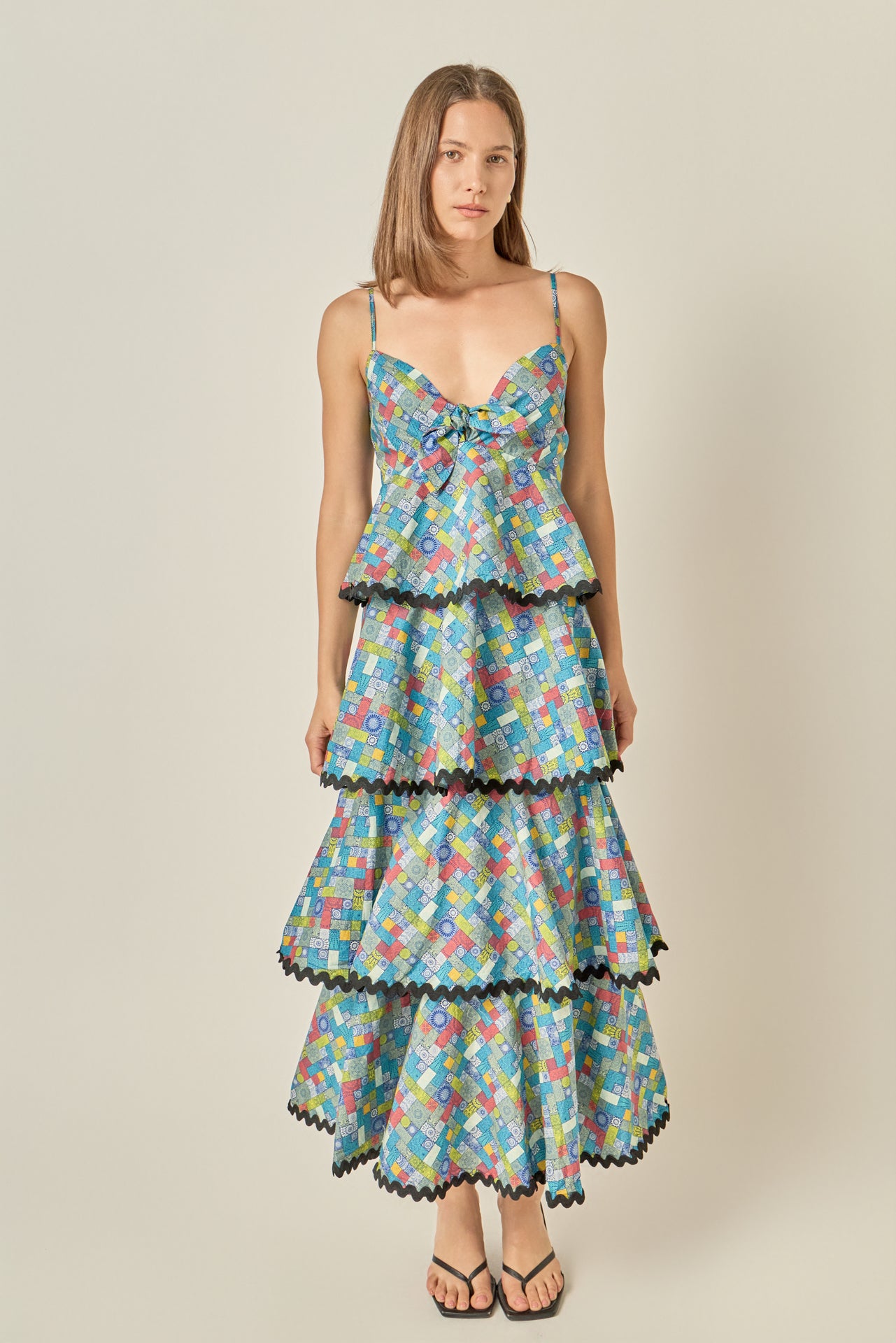 Women's Maxi Dresses | Ric Rac, Tiered, Ruffled English Factory Women's Maxi Dresses | Ric Rac, Tiered, Ruffled English Factory
