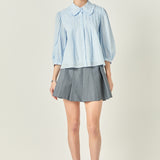 Ruffled Collar Blouse