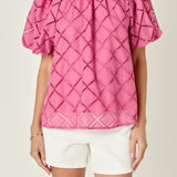 Embroidered Cotton Top