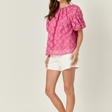 Embroidered Cotton Top