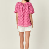 Embroidered Cotton Top