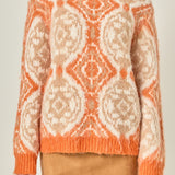 Brushed Mohair Tie Dye Sweater