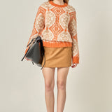 Brushed Mohair Tie Dye Sweater