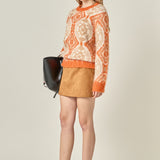 Brushed Mohair Tie Dye Sweater