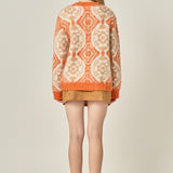 Brushed Mohair Tie Dye Sweater