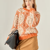 Brushed Mohair Tie Dye Sweater