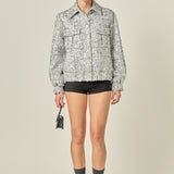 Sequin Tweed Jacket