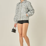 Sequin Tweed Jacket