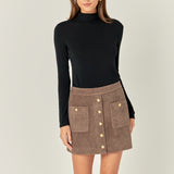 Knit Mini Skirt