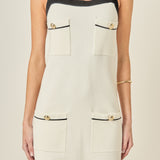 Knit Mini Dress With Pockets