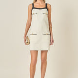 Knit Mini Dress With Pockets