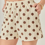Textured Dots Shorts