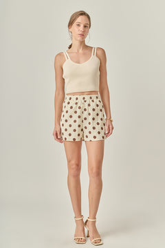 Textured Dots Shorts