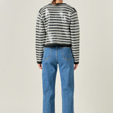 Sequin Striped Knit Cardigan
