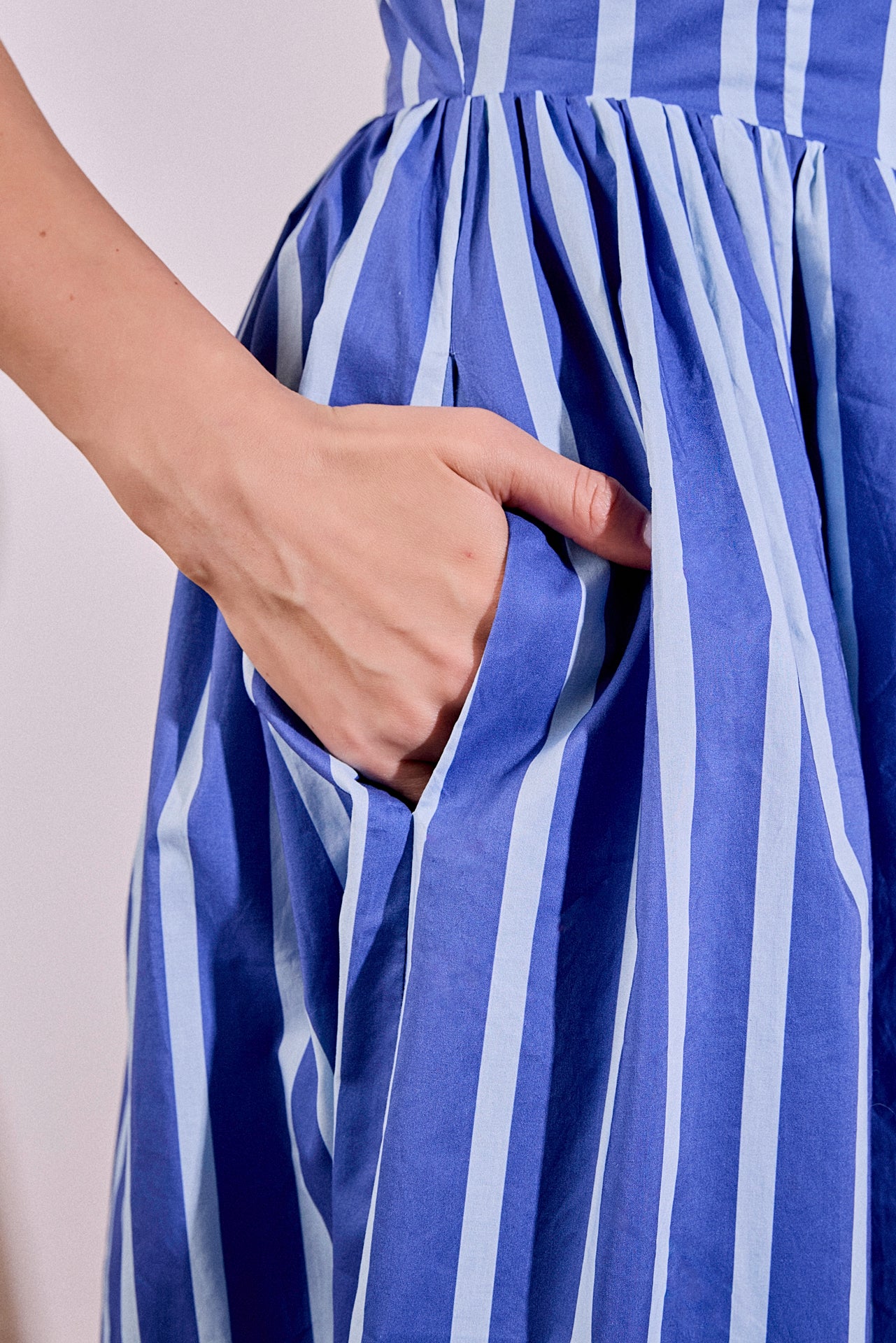 english factory striped midi dress English Factory