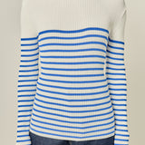 Stripe Long Sleeve Knit Top