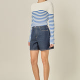 Stripe Long Sleeve Knit Top