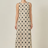 Crochet Patchwork Sleeveless Dress
