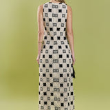 Crochet Patchwork Sleeveless Dress