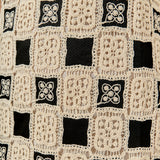 Crochet Patchwork Sleeveless Dress
