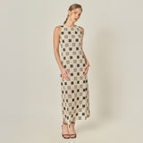 Crochet Patchwork Sleeveless Dress