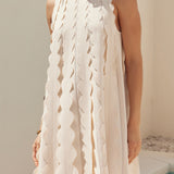 Ruffle Edge A-Line Mini Dress