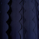 Ruffle Edge A-Line Mini Dress