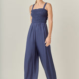 Elastic Strap Detail Jumpsuit