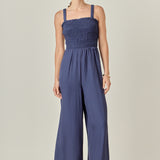 Elastic Strap Detail Jumpsuit