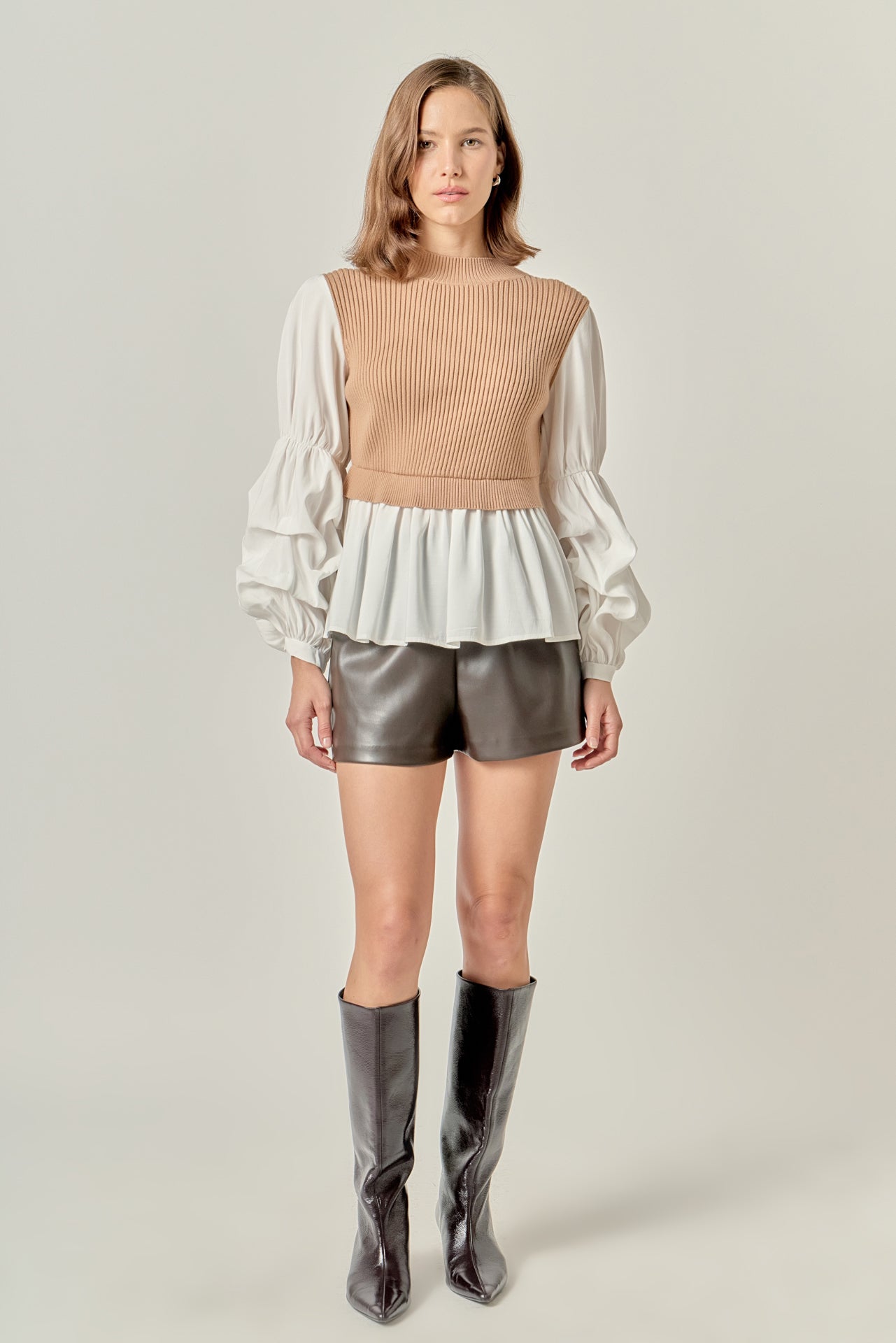 Mixed Media Top – English Factory