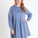 Knit Unbalanced Seam Dress