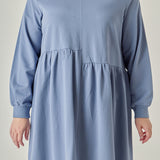 Knit Unbalanced Seam Dress