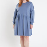 Knit Unbalanced Seam Dress