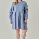 Knit Unbalanced Seam Dress
