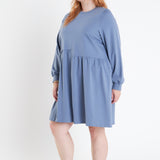 Knit Unbalanced Seam Dress