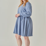 Knit Unbalanced Seam Dress