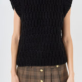 Chunky Knit Sweater Vest