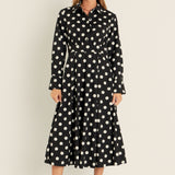 Polka Dot Shirt Dress