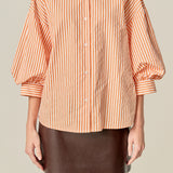 Harper Balloon Sleeve Striped Shirt
