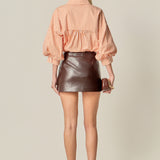 Harper Balloon Sleeve Striped Shirt