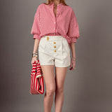 Harper Balloon Sleeve Striped Shirt