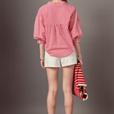 Harper Balloon Sleeve Striped Shirt