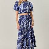 Printed Maxi Skirt