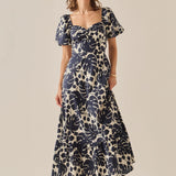 Noir Flora Dress