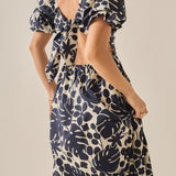 Noir Flora Dress