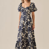 Noir Flora Dress